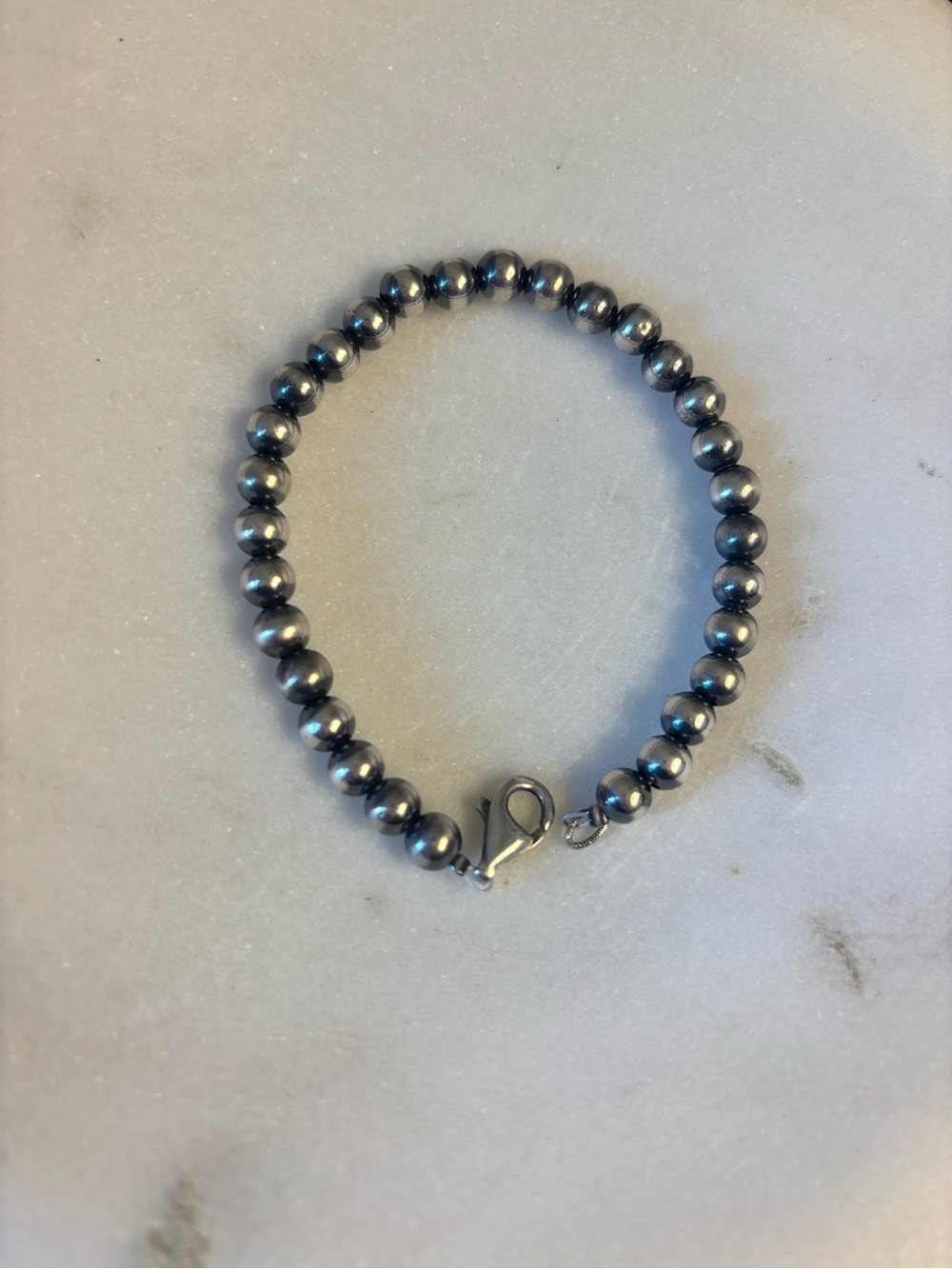 Sterling silver desert pearl bracelet